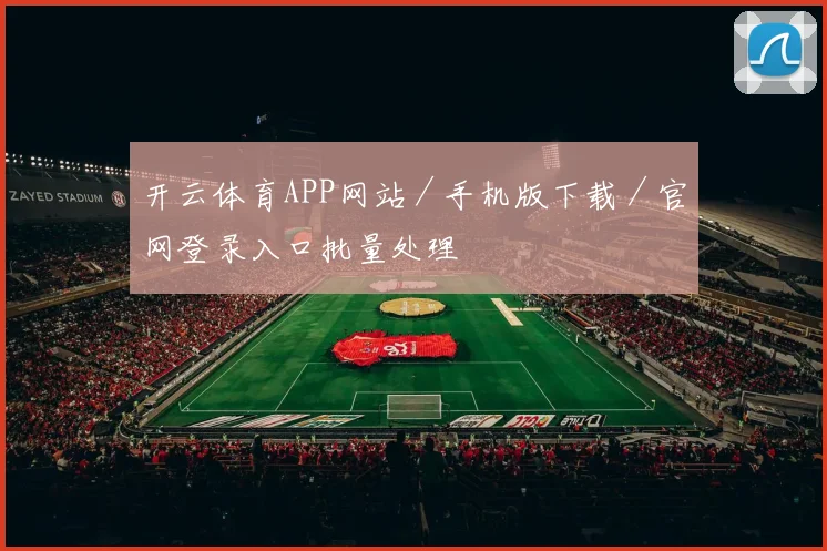 开云体育APP网站／手机版下载／官网登录入口批量处理